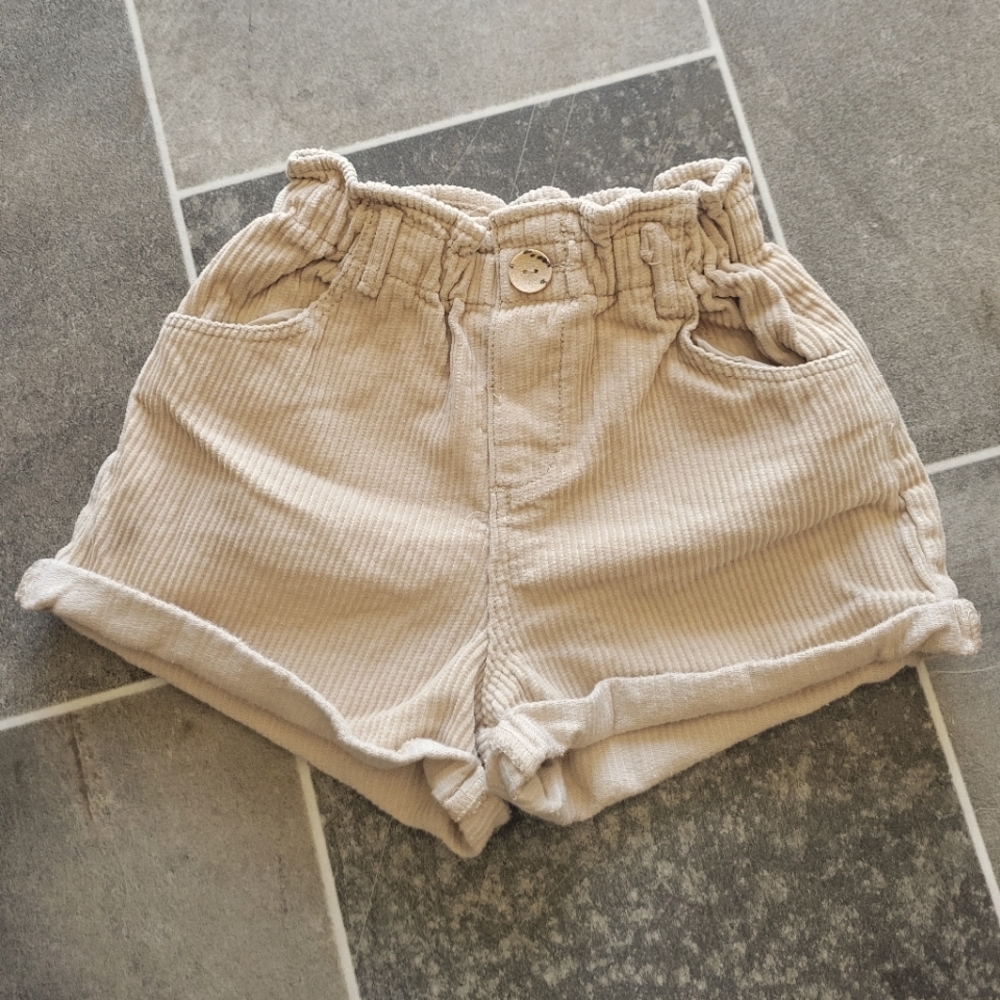 Zara  corduroy shorts